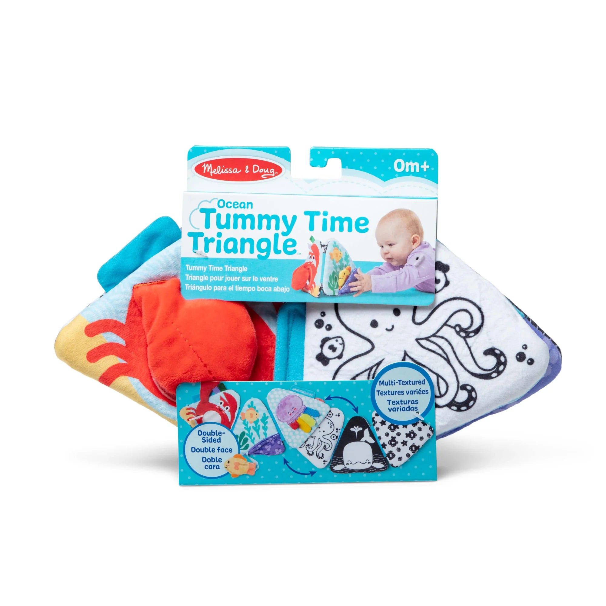 Melissa & Doug 50744 Ocean Tummy Time Triangle Infant Toy