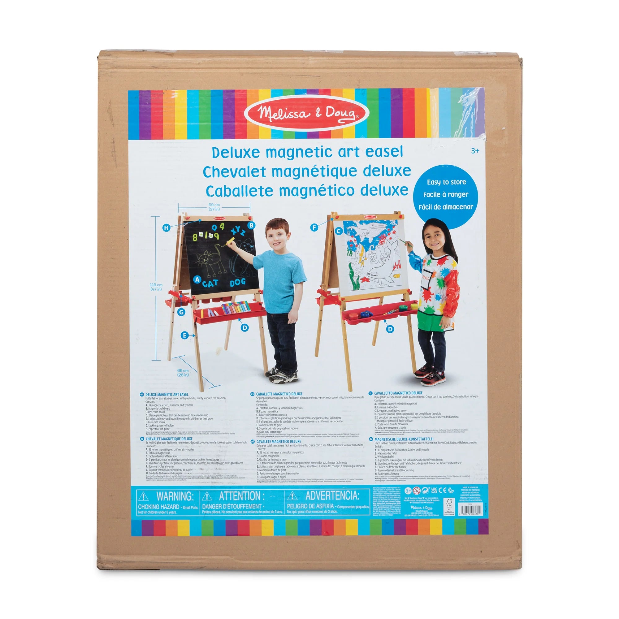 Melissa & Doug 9336 Deluxe Easel/ Magnetic Boards