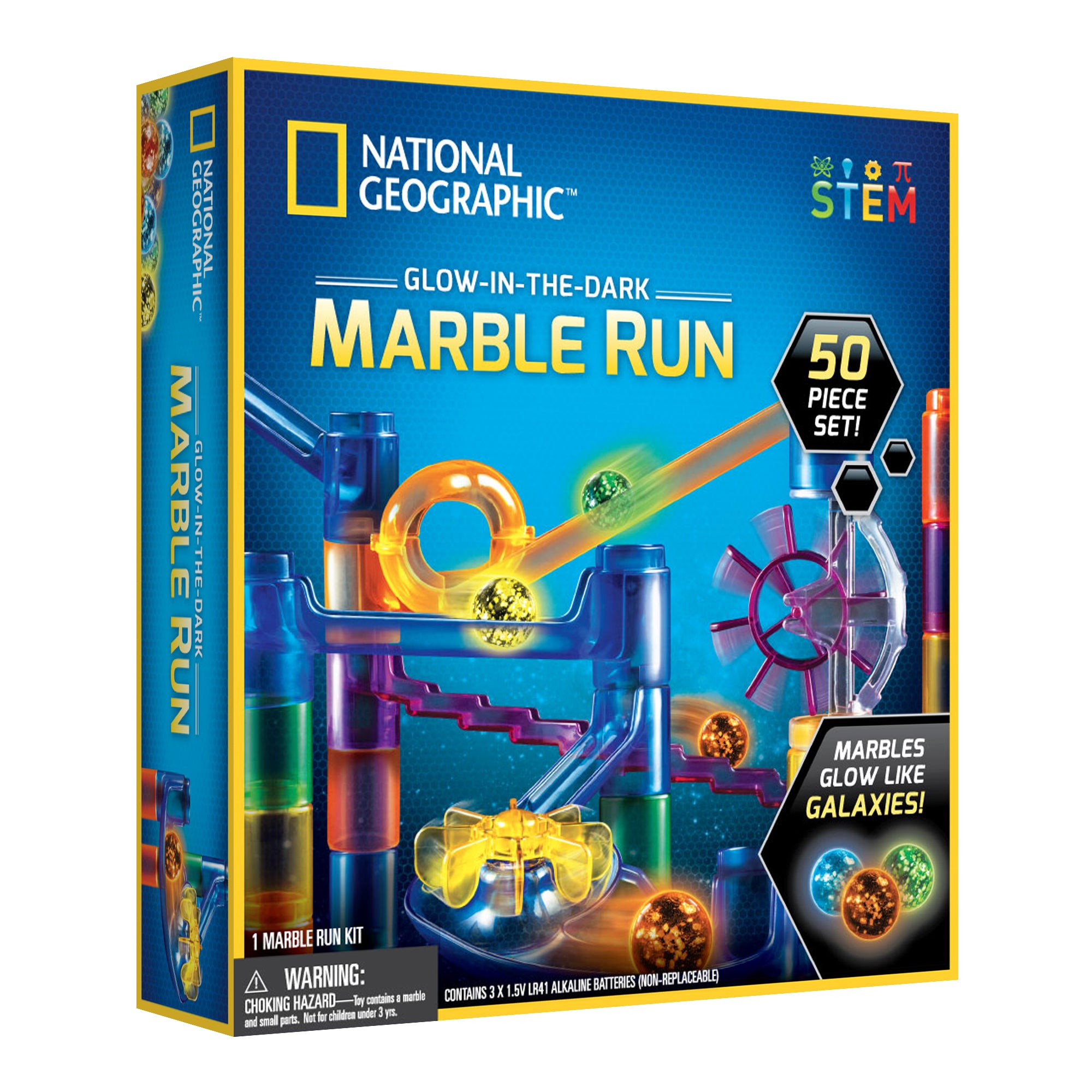 National Geographic Glow-in-the Dark Marble Run