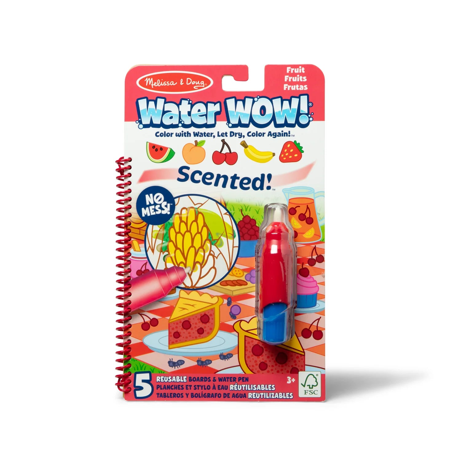 Melissa & Doug 51180 Water Wow Fruit Scented Pad