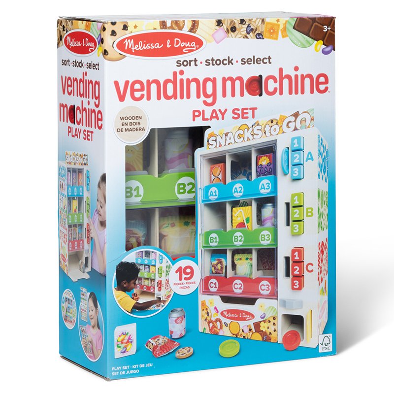 Melissa & Doug 32400 Sort, Stock Select Vending Machine Playset (IN-STORE PICKUP OR LOCAL DELIVERY ONLY)
