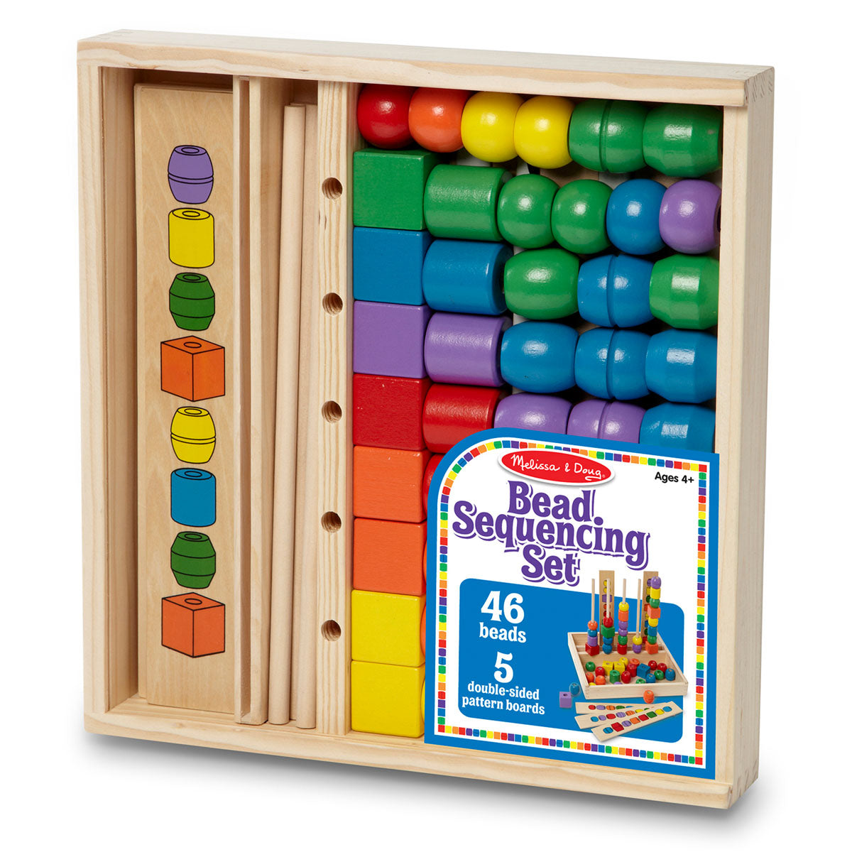 Melissa & Doug 570 Bead Sequencing Set