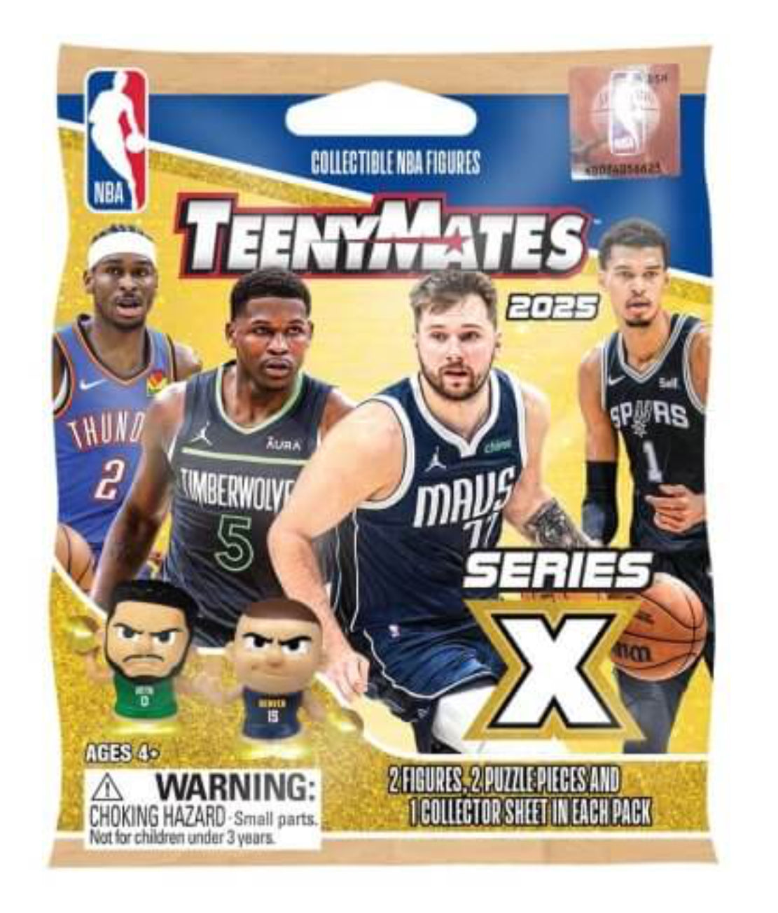 NBA Legends TeenyMates Collectible Figures 2025 (Includes 2 Random Figures)