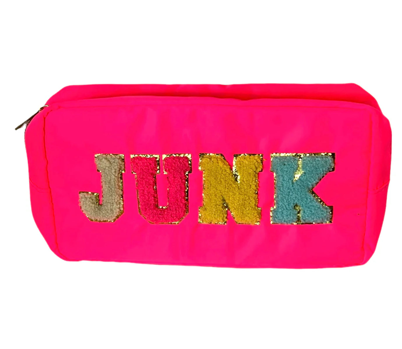 Varsity Collection Pink Cosmetic Bag Junk