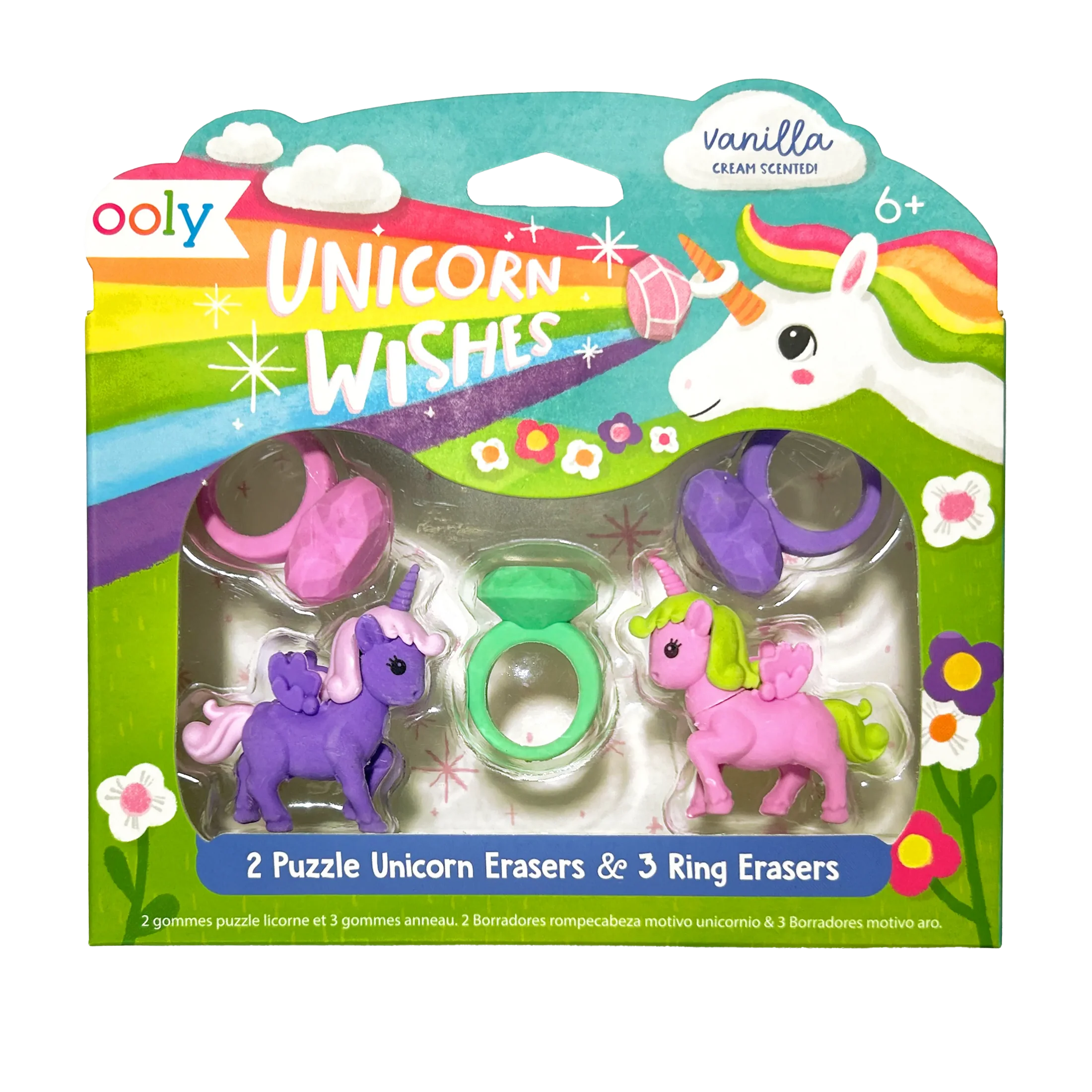 Unicorn Wishes Puzzle Erasers