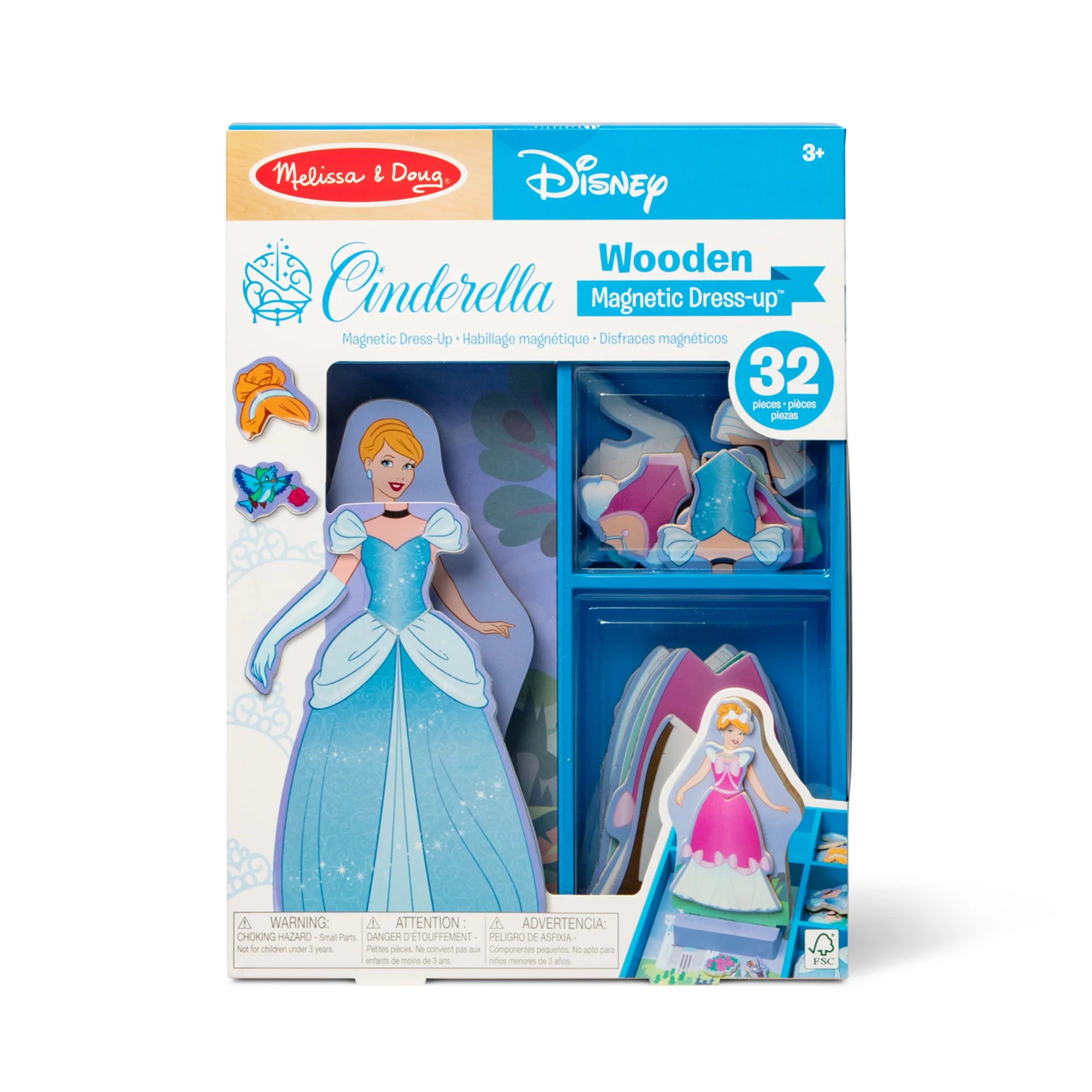 Melissa & Doug 51312 Disney Magnetic Dress Up Cinderella