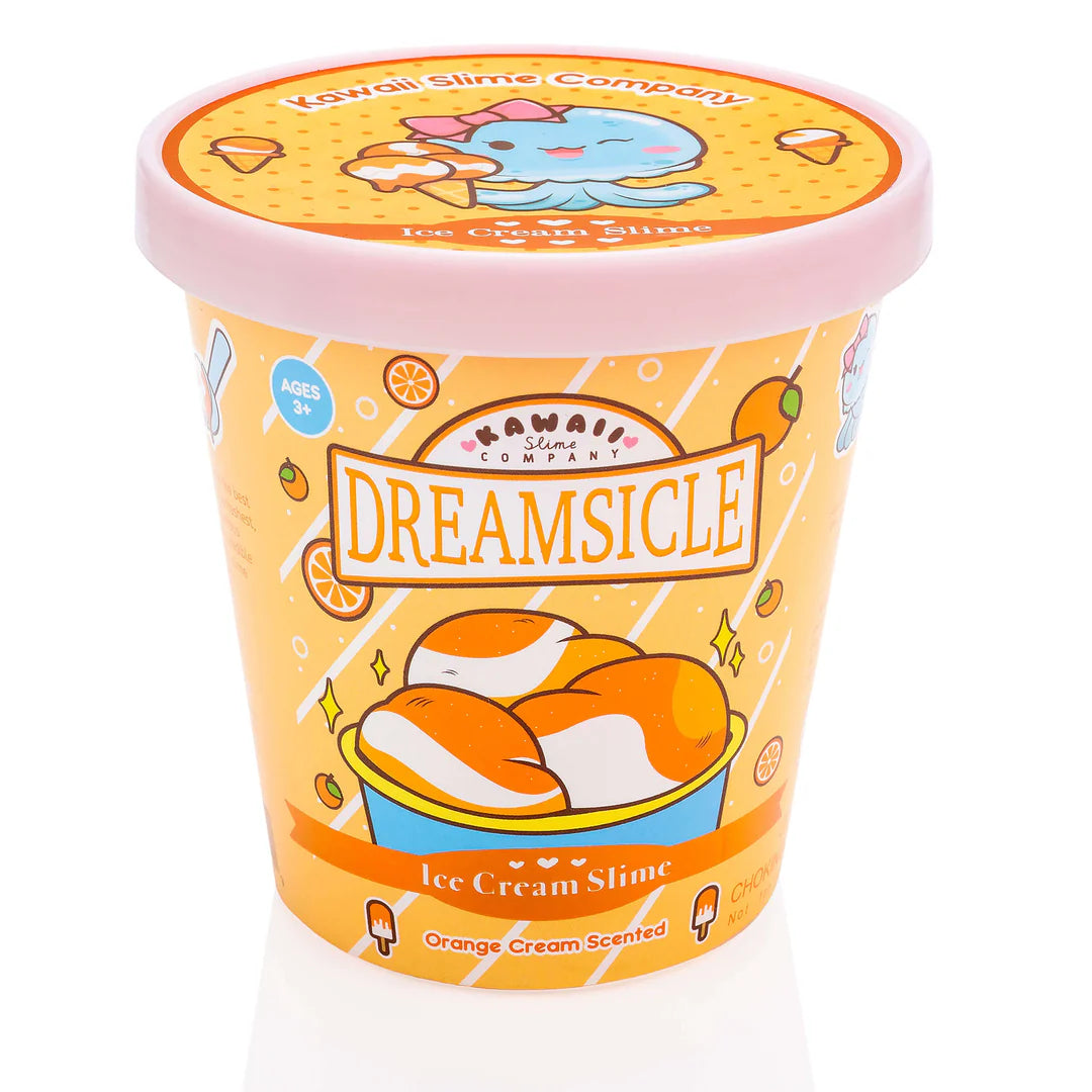 Kawaii Slime - Dreamsicle Scented Ice Cream Pint Slime
