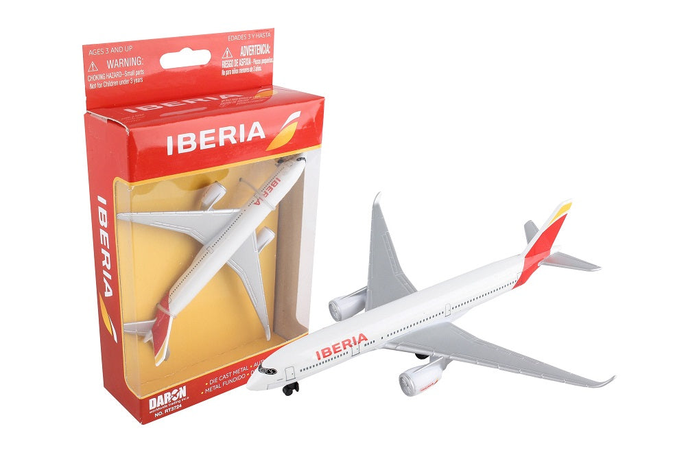 Iberia Airlines Diecast Aircraft Toy