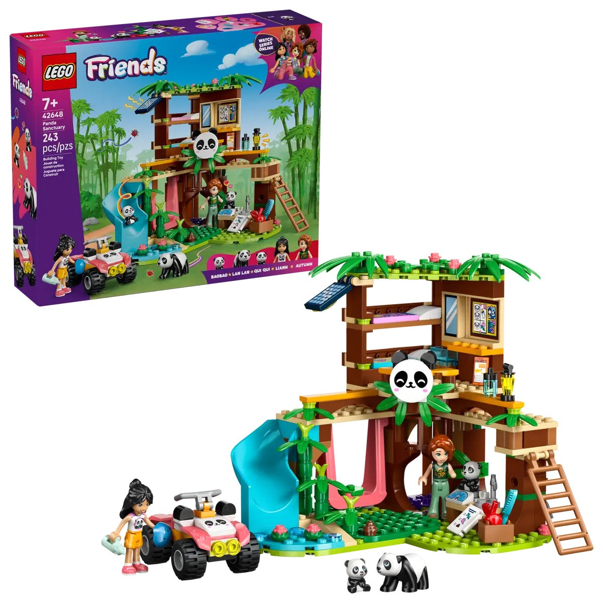 LEGO® Friends Panda Sanctuary Animal Care 42648