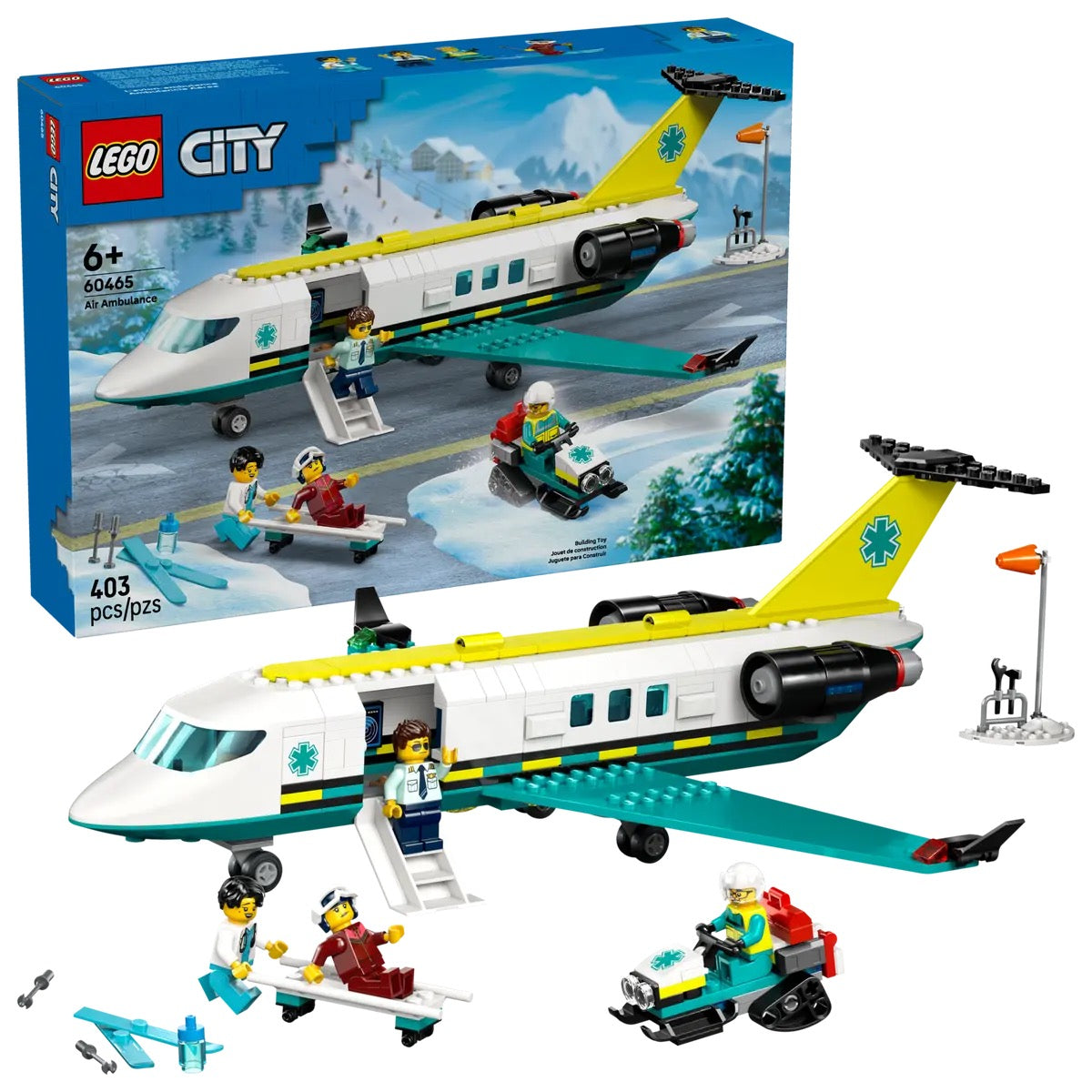 LEGO® City Emergency Air Ambulance Airplane 60465