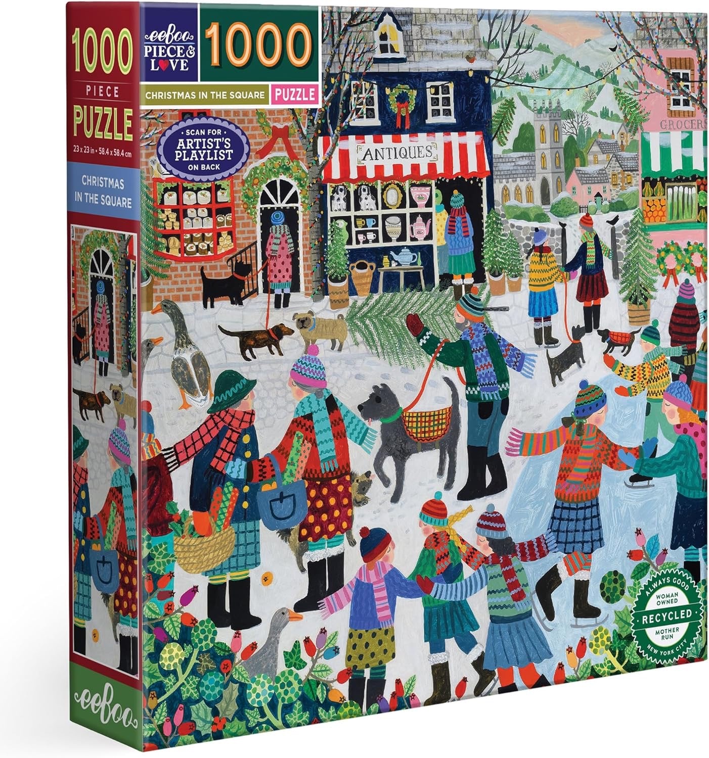 Christmas in the Square 1000 Piece Puzzle