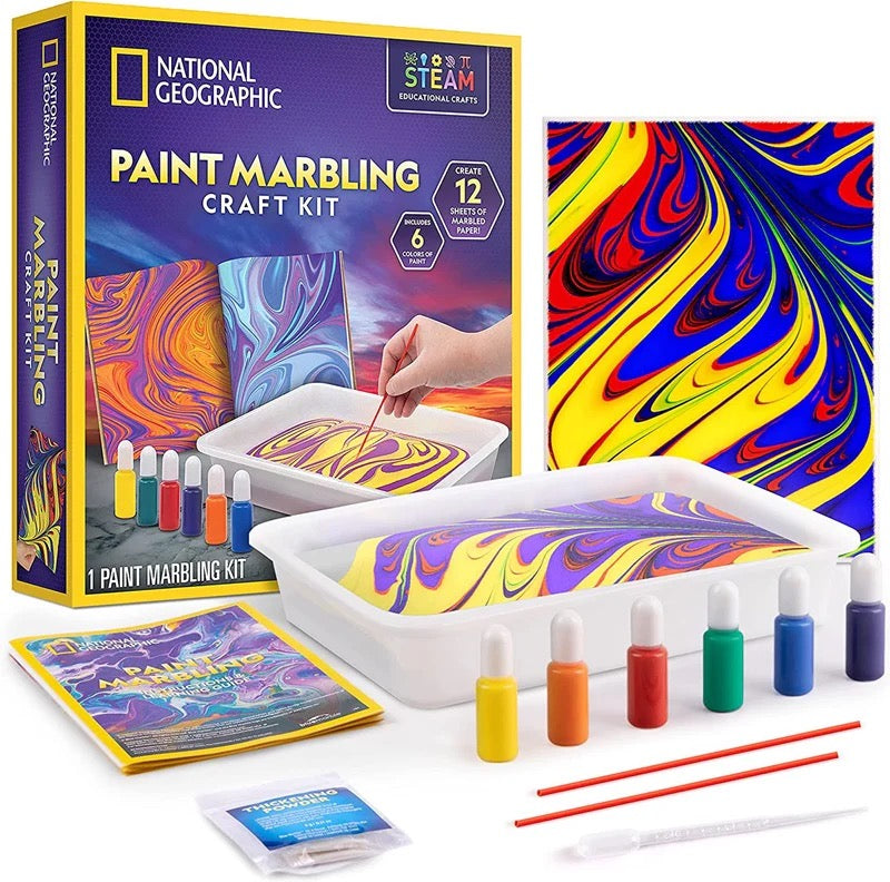 National Geographic Paint Marbling Craft Kit