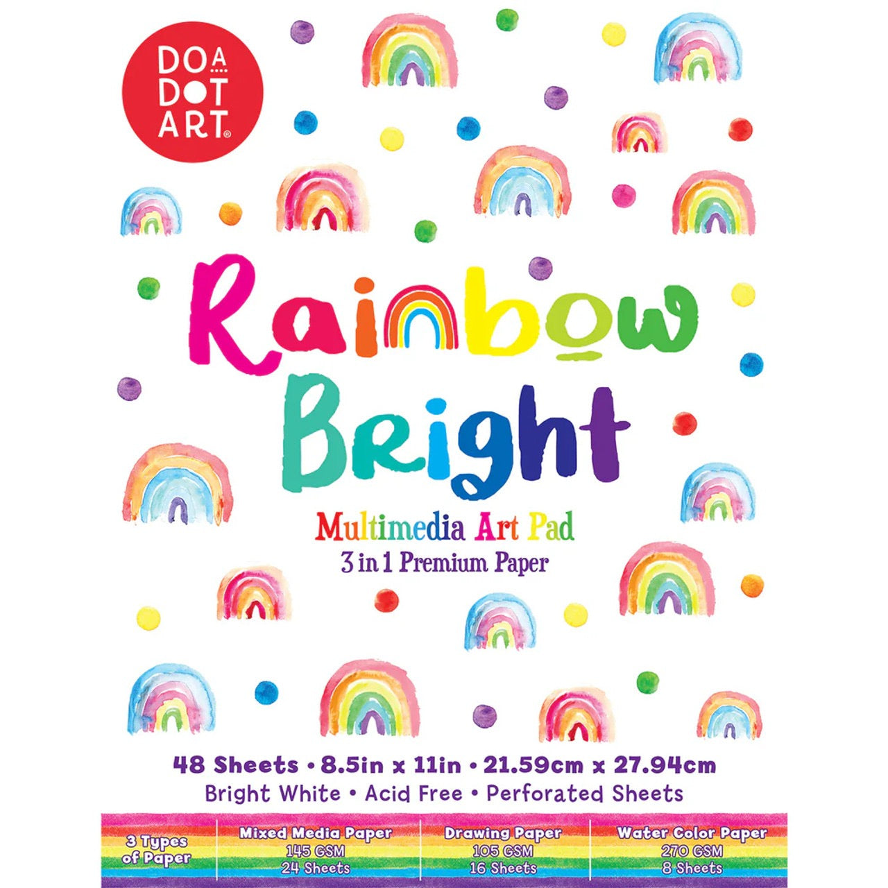 Do-a-Dot Rainbow Bright Multimedia Art Pad