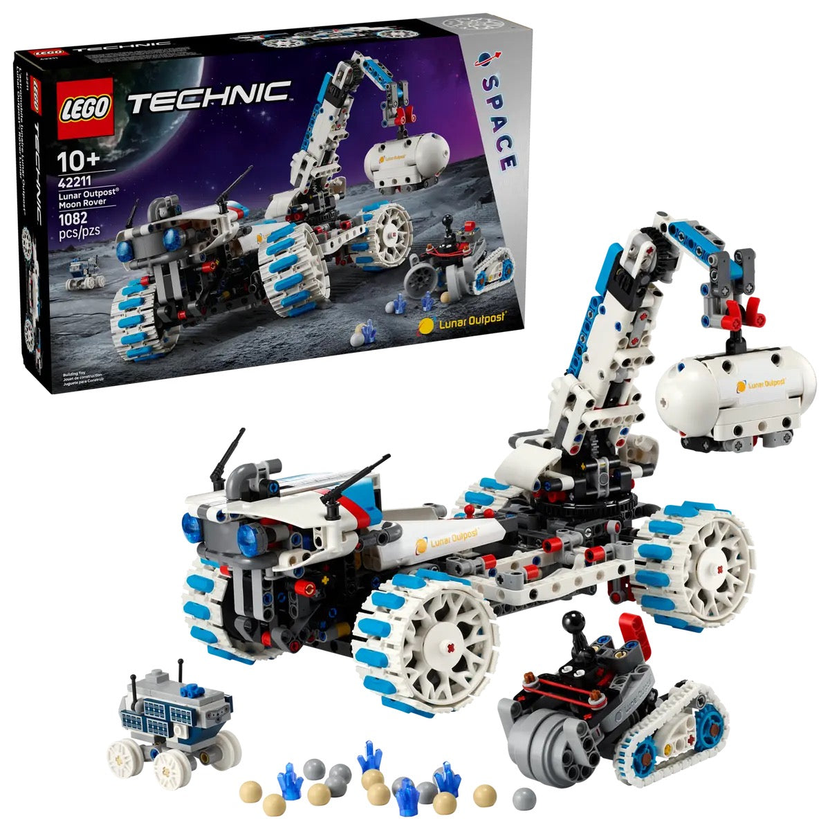 LEGO® Technic™ Lunar Outpost® Moon Rover Space Vehicle 42211