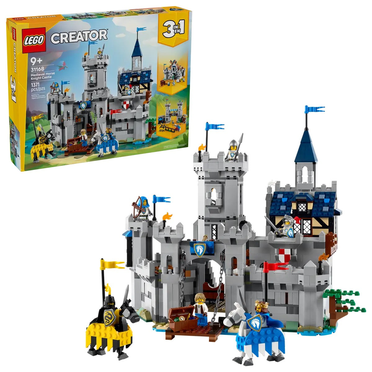 LEGO® Creator 3in1 Medieval Horse Knight Castle 31168