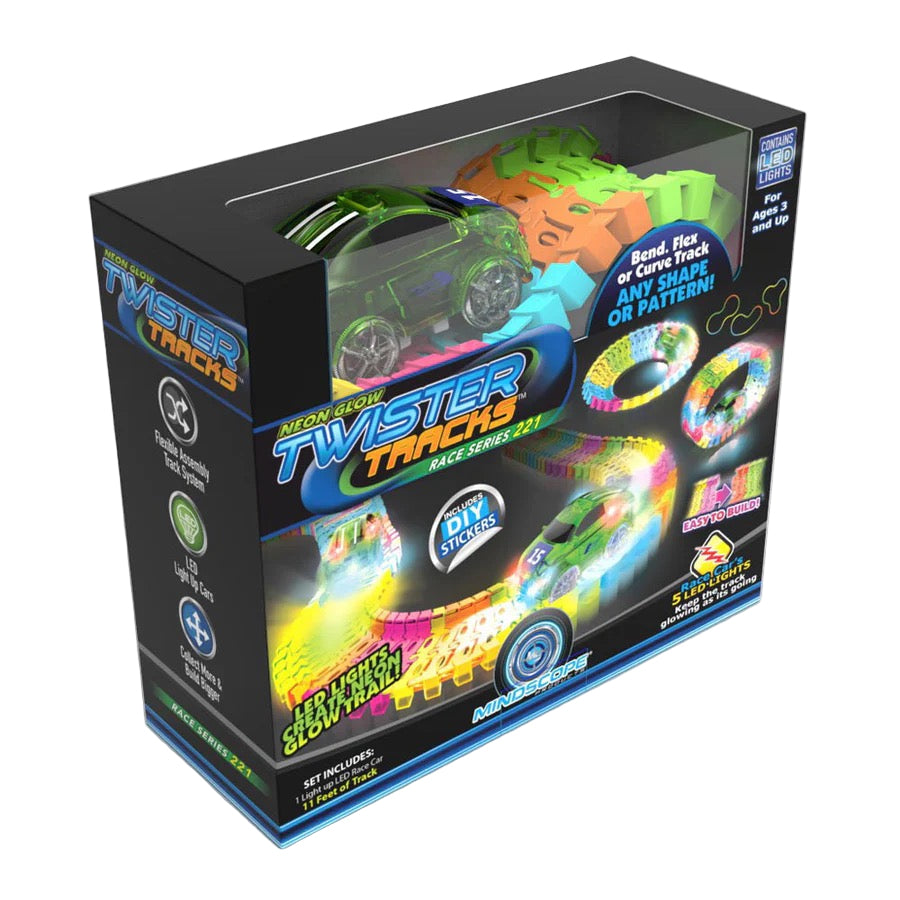 Neon Glow Twister Tracks Race Series 221