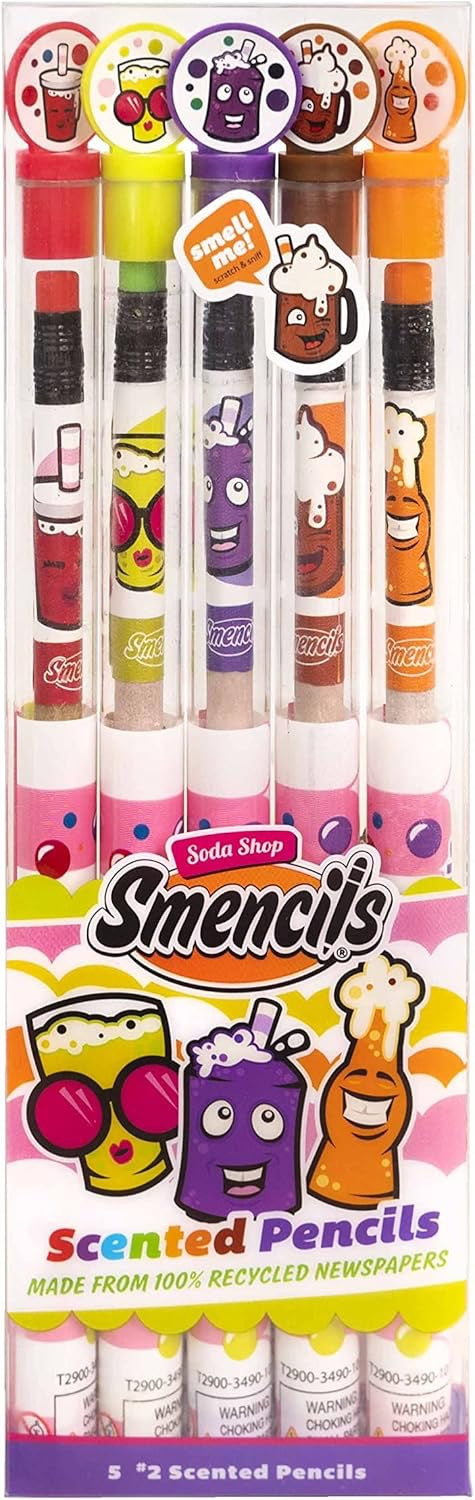 Soda Shop Smencils - Scented Pencils - 5 Count