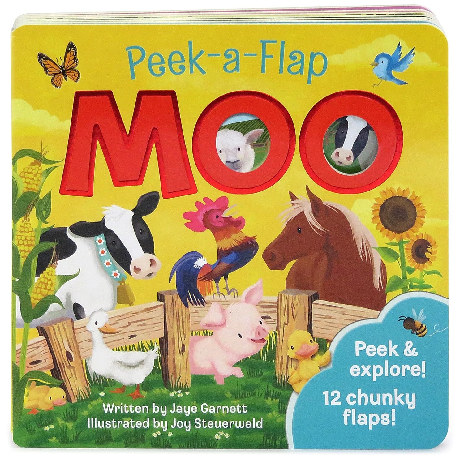 Moo Lift-a-Flap Farm Board Book