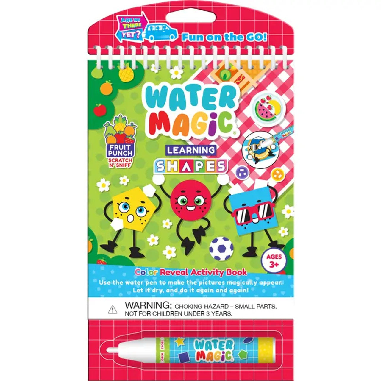 Water Magic Learning Shapes Fruit Punch Scented