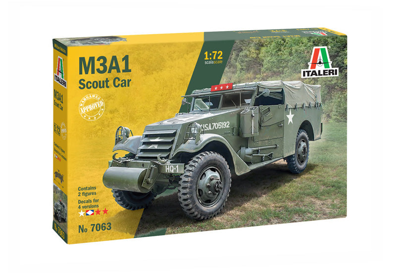 Italeri M3A1 Scout Car 1/72 Scale Model Kit