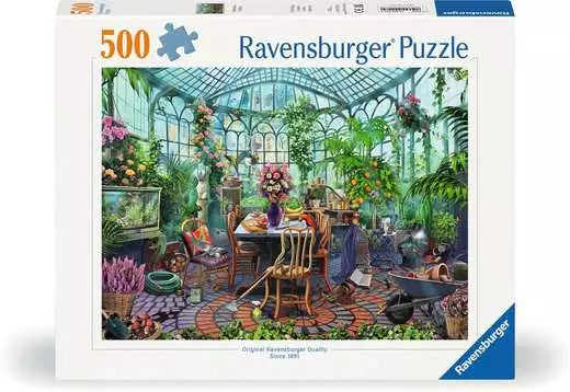 Greenhouse Mornings 500 Piece Puzzle