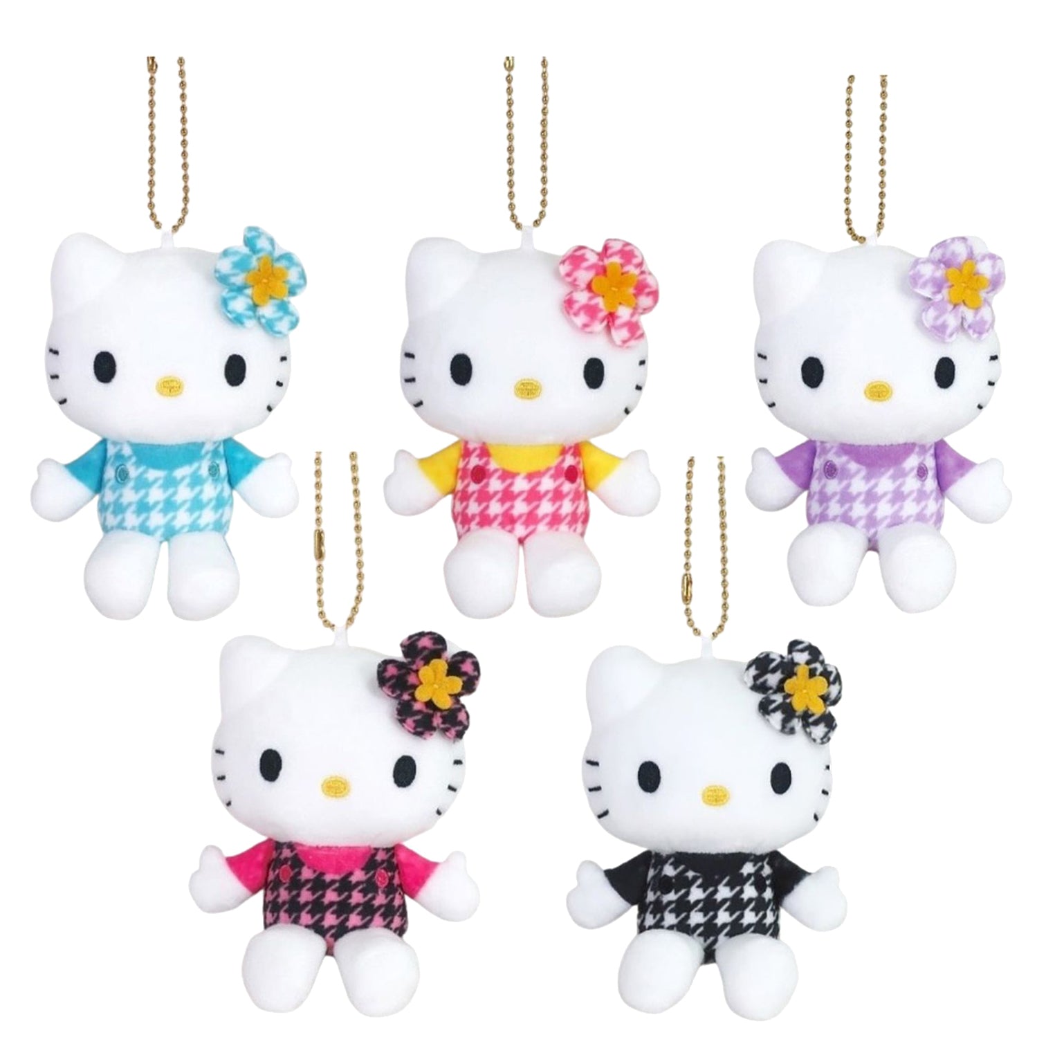 Japan Sanrio Hello Kitty Plush Doll Keychain (Kaohana)