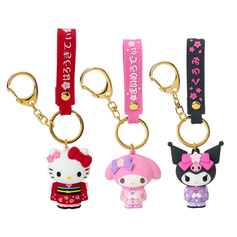 Japan Sanrio PVC Mascot Keychain (Kimono)
