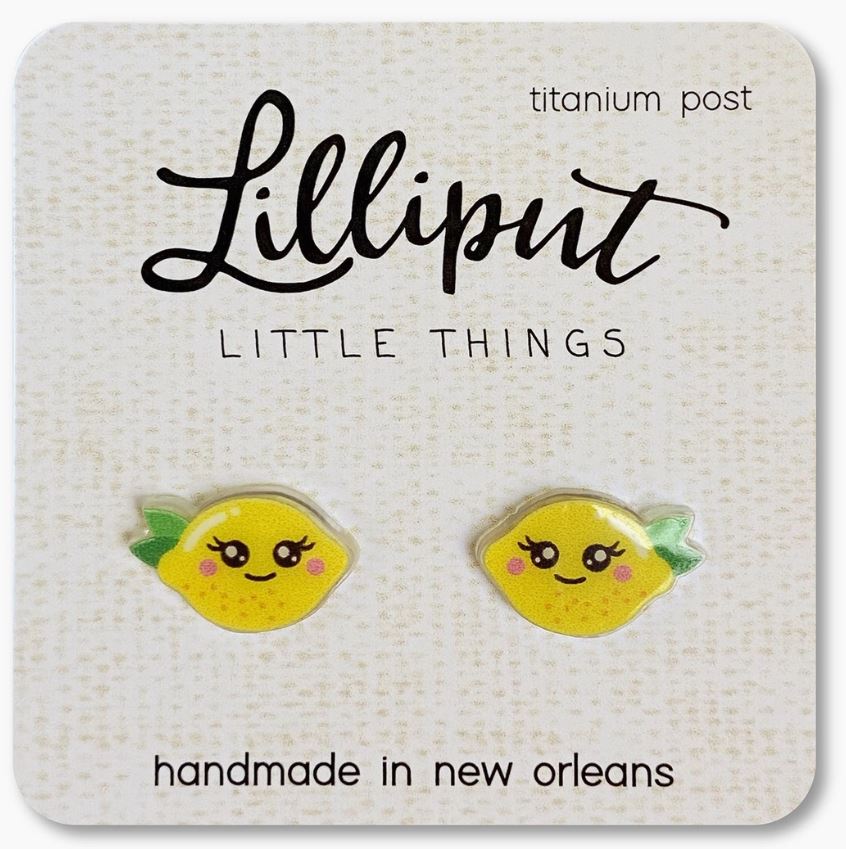 Kawaii Lemon Earrings
