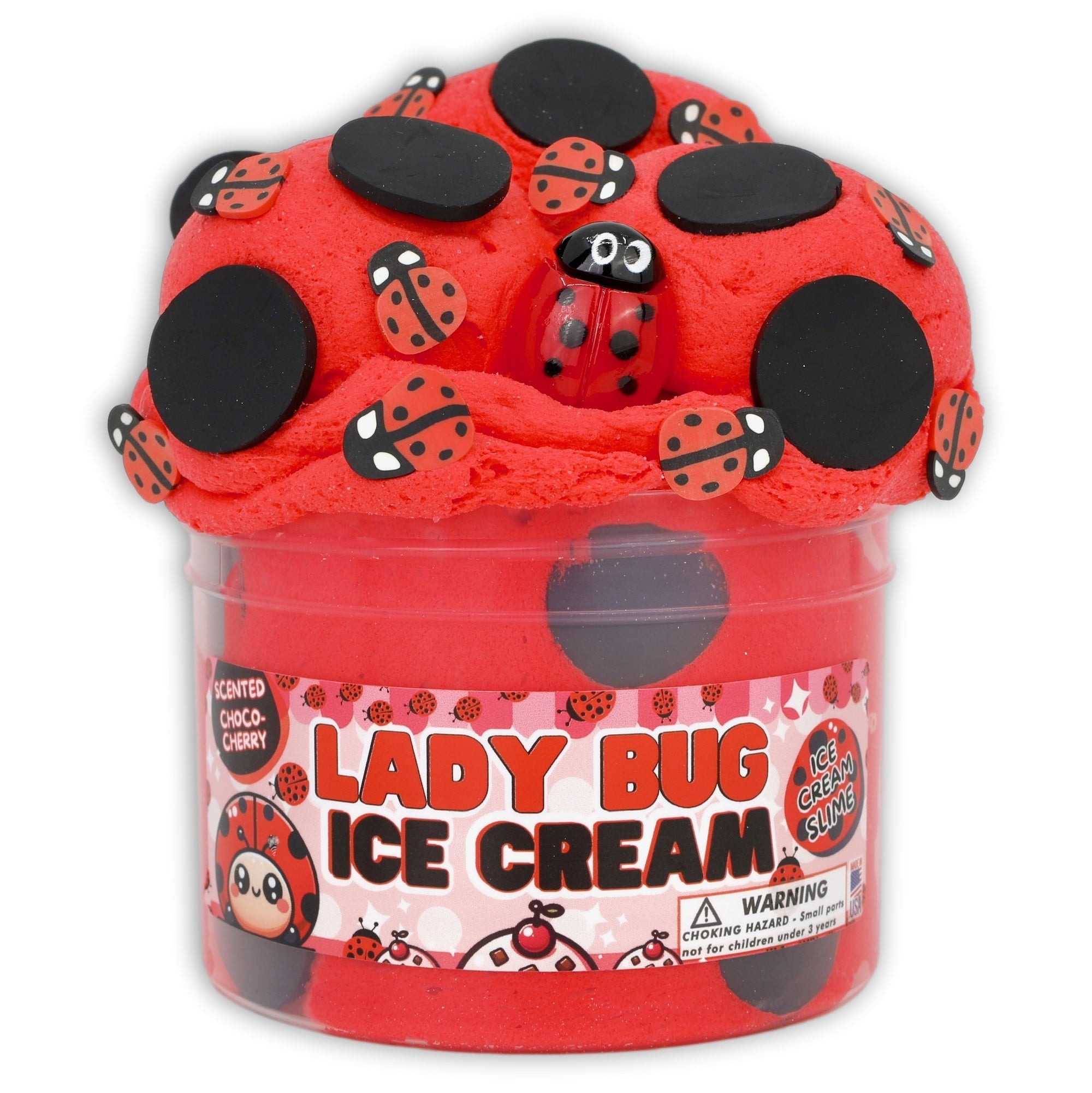 Ladybug Ice Cream Dope Slime