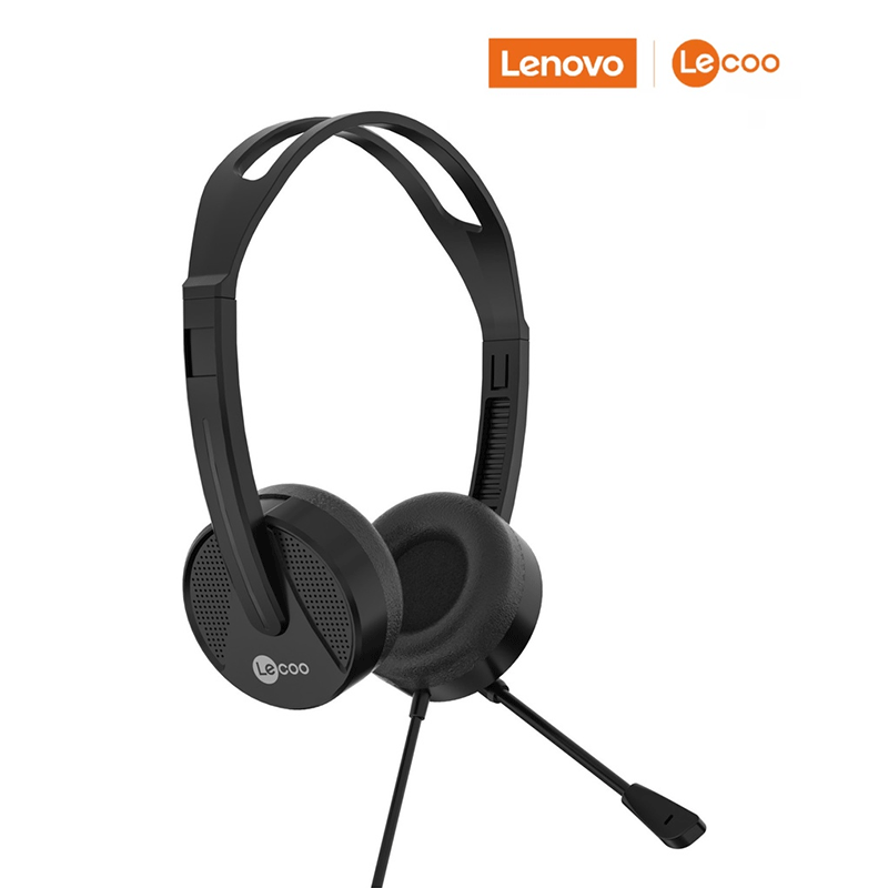 Lenovo Lecoo HT106 Wired Business Headset (Black)