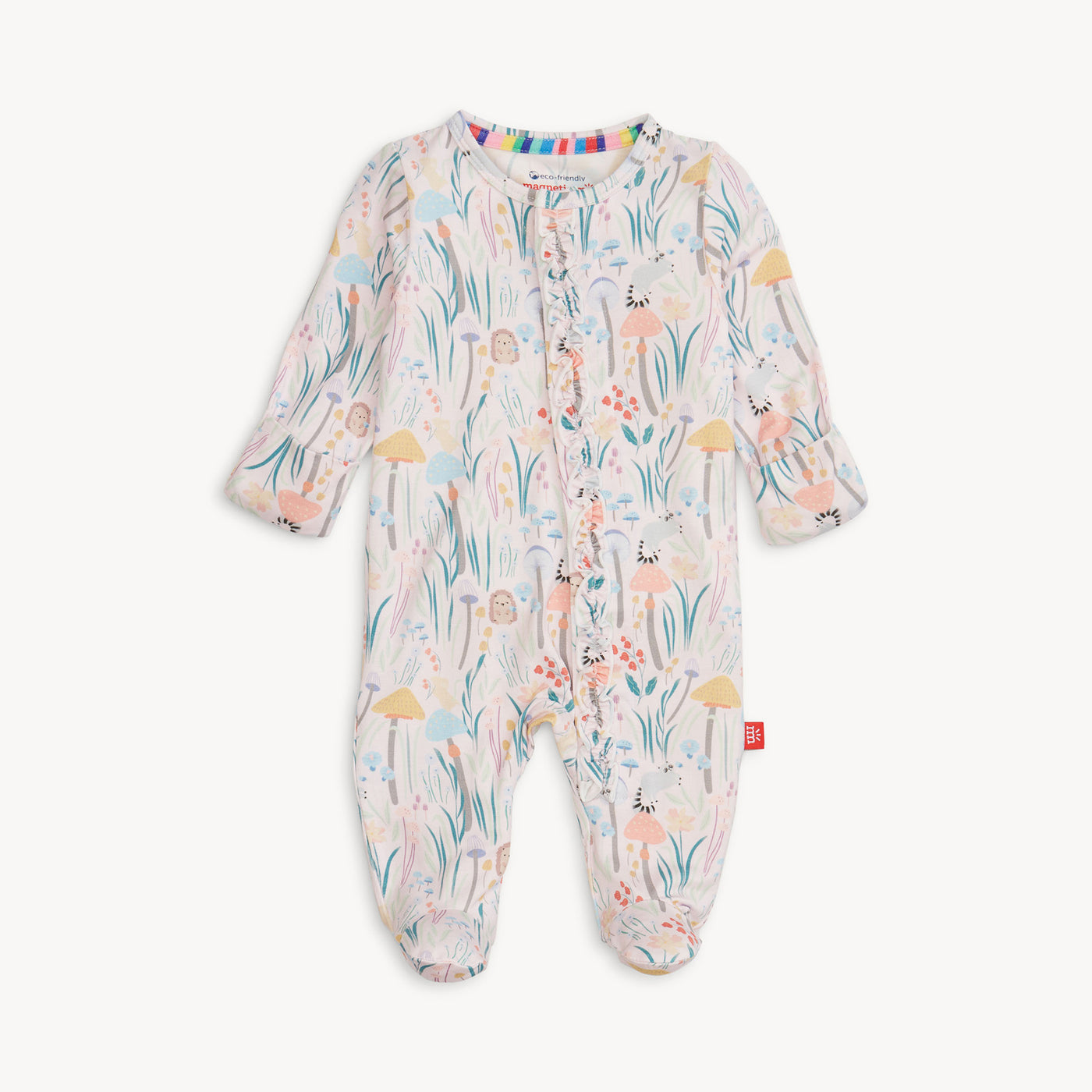 Shroom and Bloom Magnetic Ruffle Footie