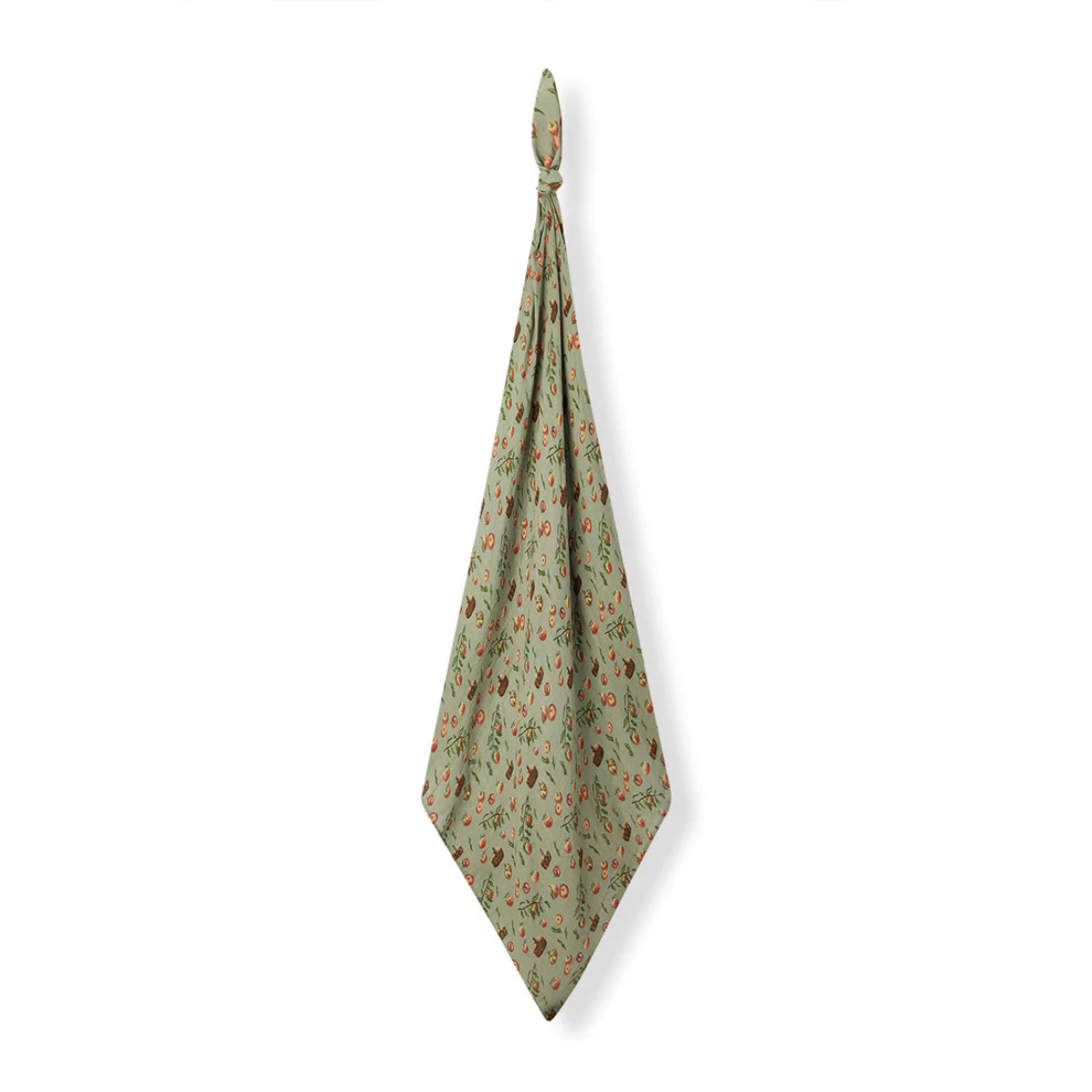 Organic Cotton Swaddle - Apple Orchard