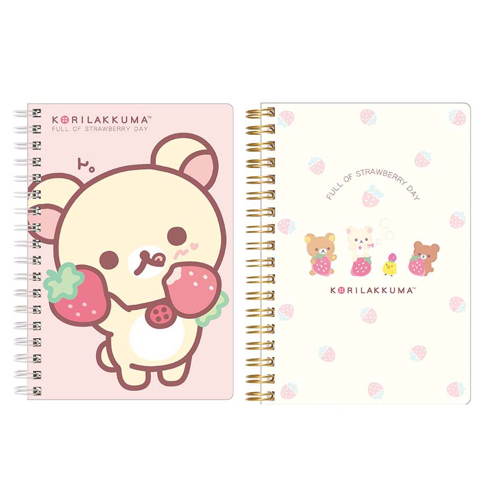 Japan San-X Rilakkuma Notebook (Strawberry Every Day)