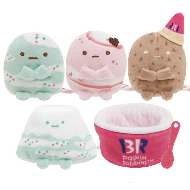Japan San-X Sumikko Gurashi Mini Plush Doll Soft Toy (31 Ice Cream)