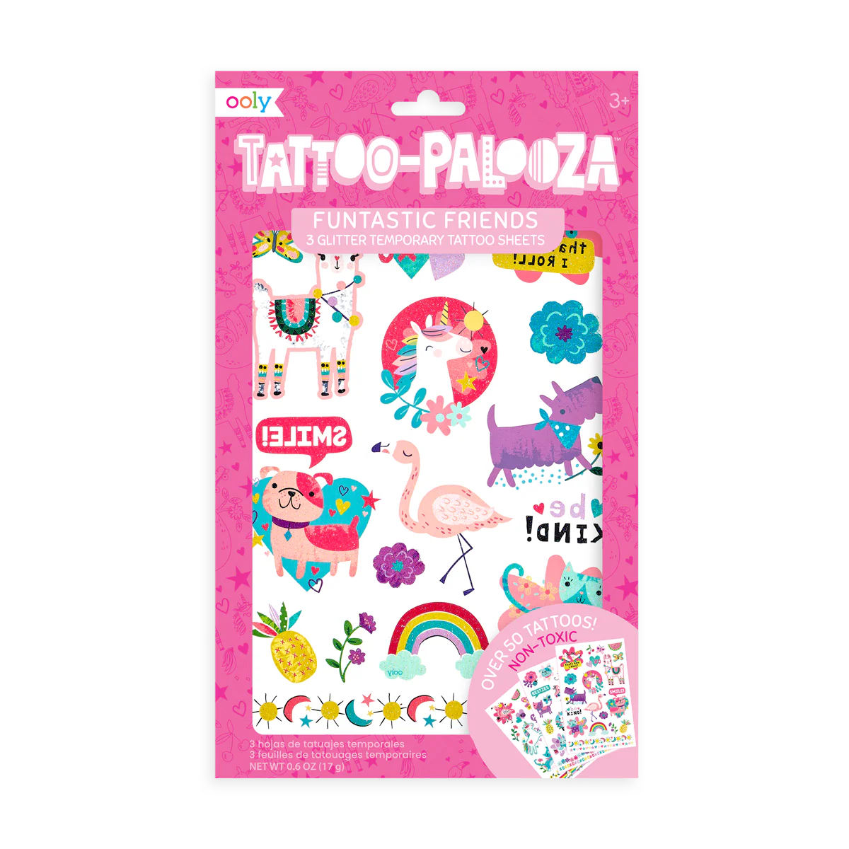 Funtastic Friends TATTOO-PALOOZA TEMPORARY TATTOOS
