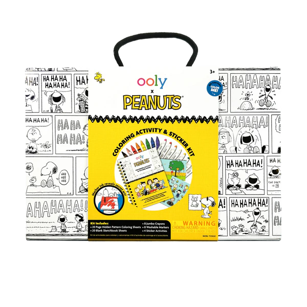 OOLY x PEANUTS Coloring Activity & Sticker Kit