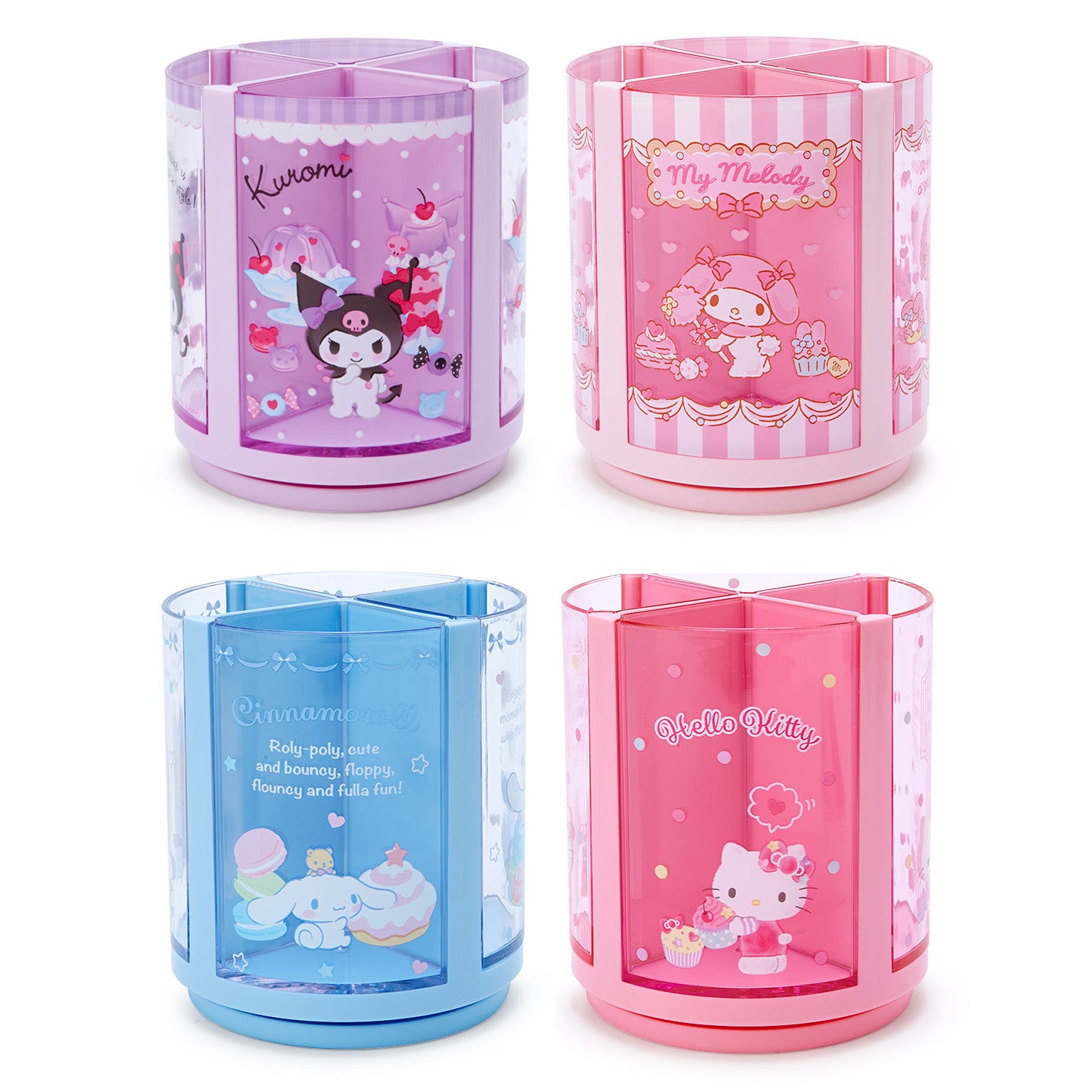 Japan Sanrio Spin Pen Holder Stationery Stand