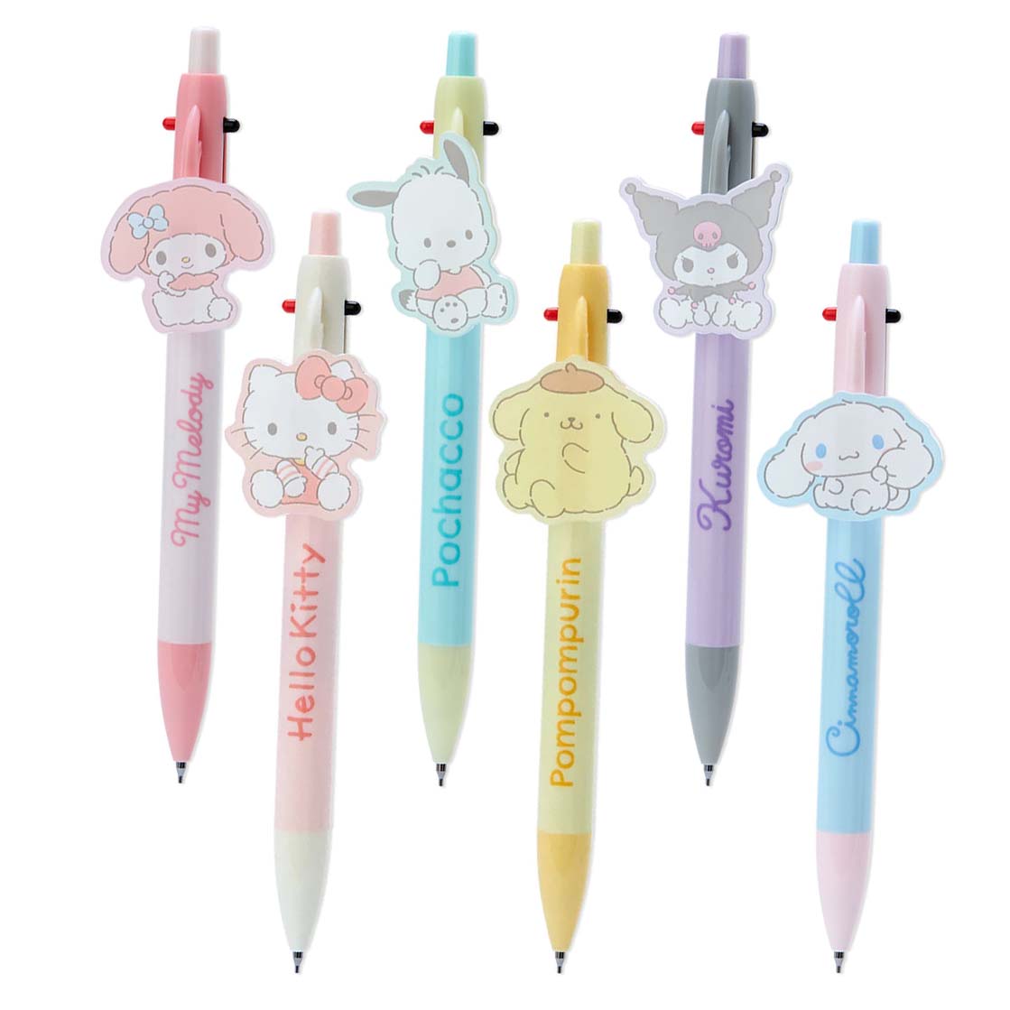 Japan Sanrio 2 Color Ballpoint Pen & Mechanical Pencil (Plush Design)