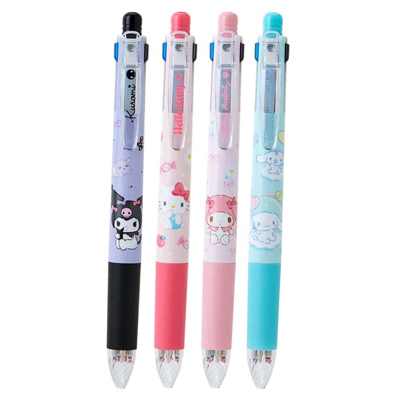 Japan Sanrio SARASA 4 Color Ballpoint Pen & Mechanical Pencil