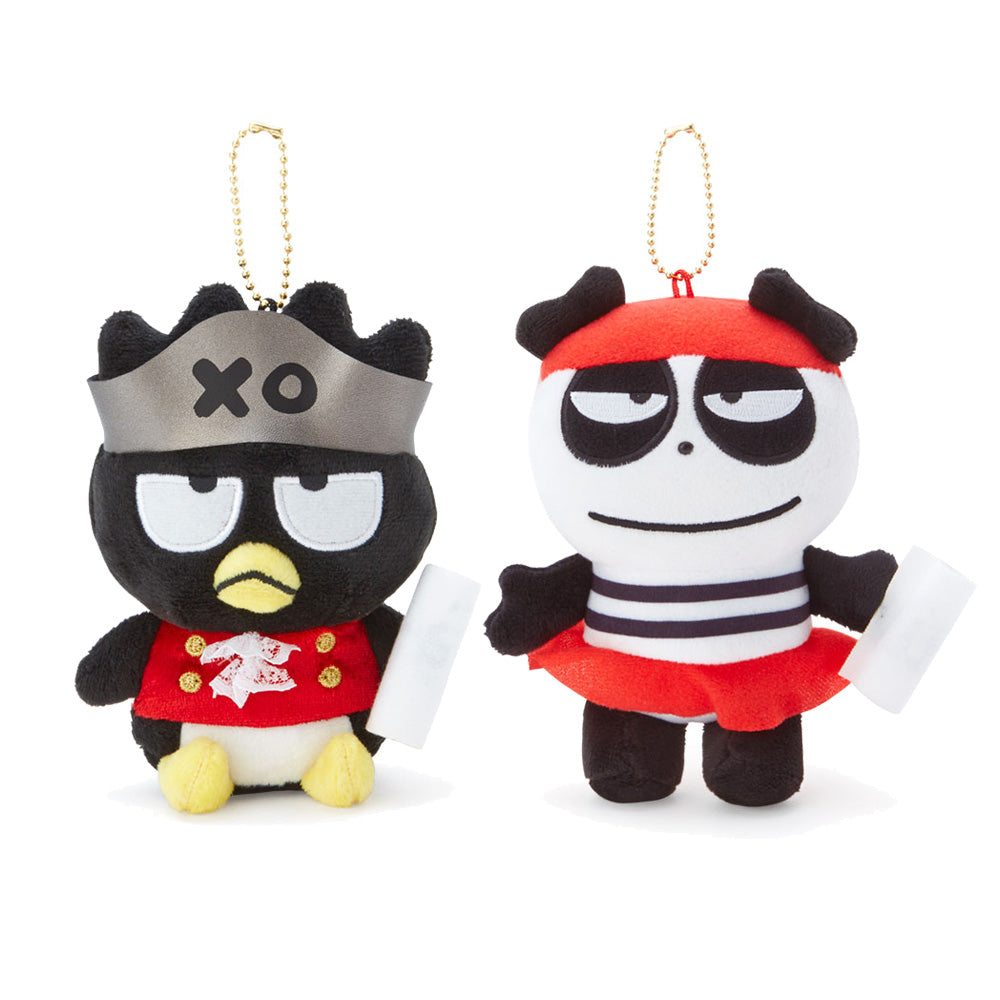 Japan Sanrio Bad Badtz Maru Plush Doll Keychain (Treasure Hunting)