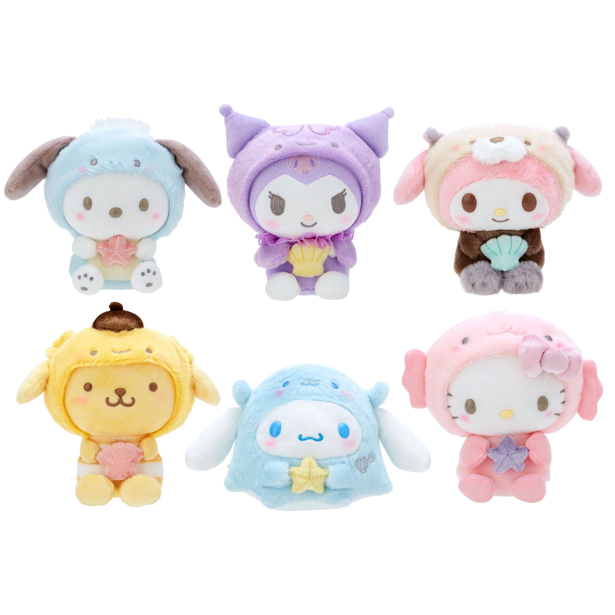 Japan Sanrio Plush Doll Soft Toy (Aquatic Animals)