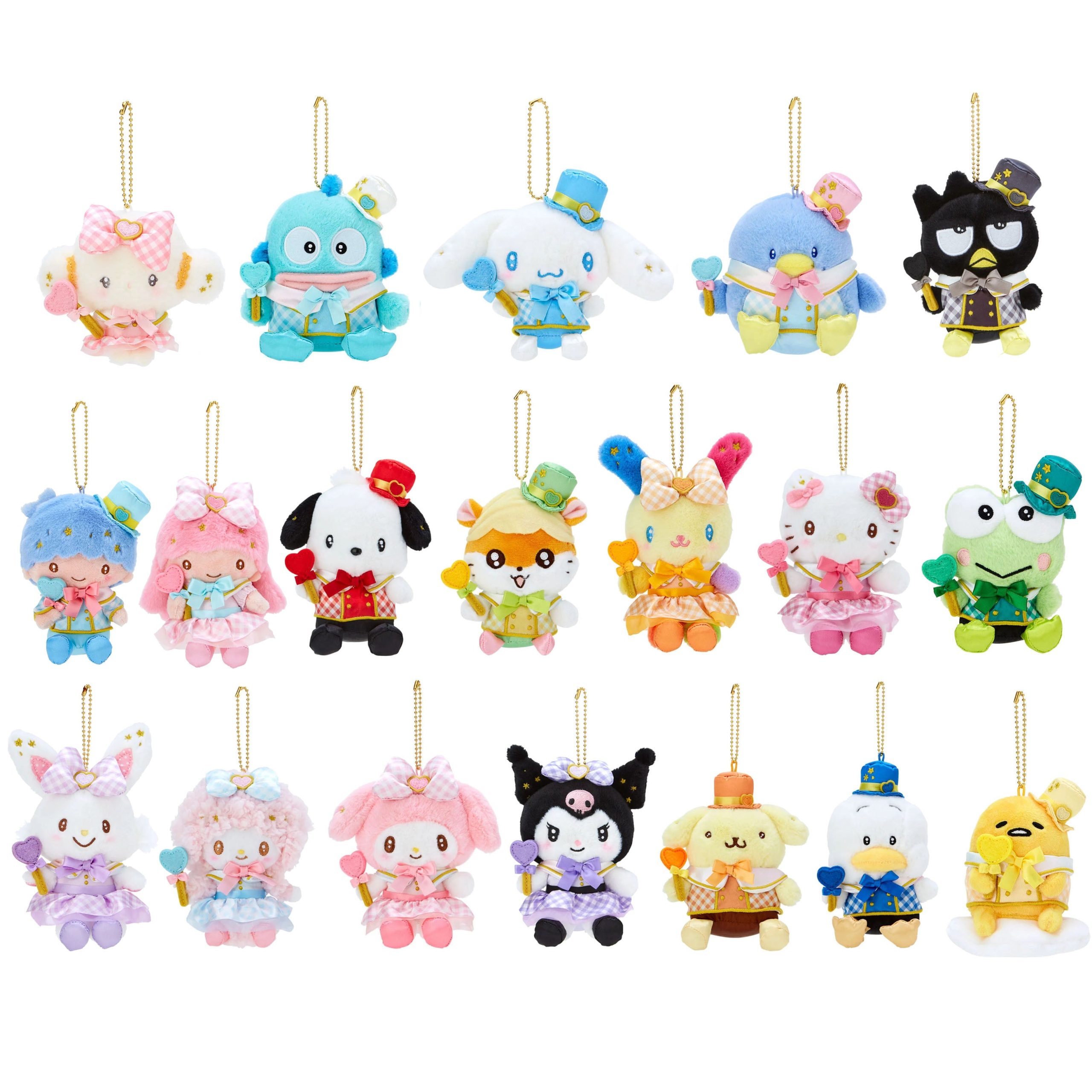 Japan Sanrio Plush Doll Keychain (Love Me More)