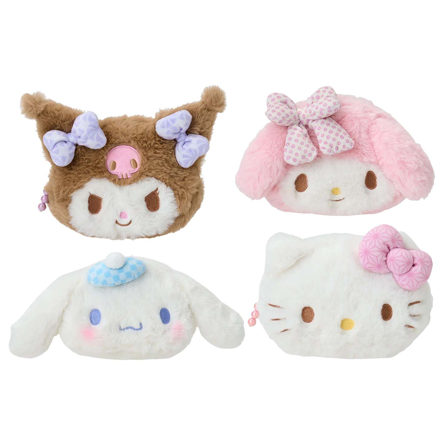 Japan Sanrio Plush Pouch (Peaceful Pastel)
