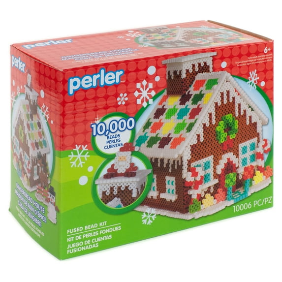 Perler Gingerbread House