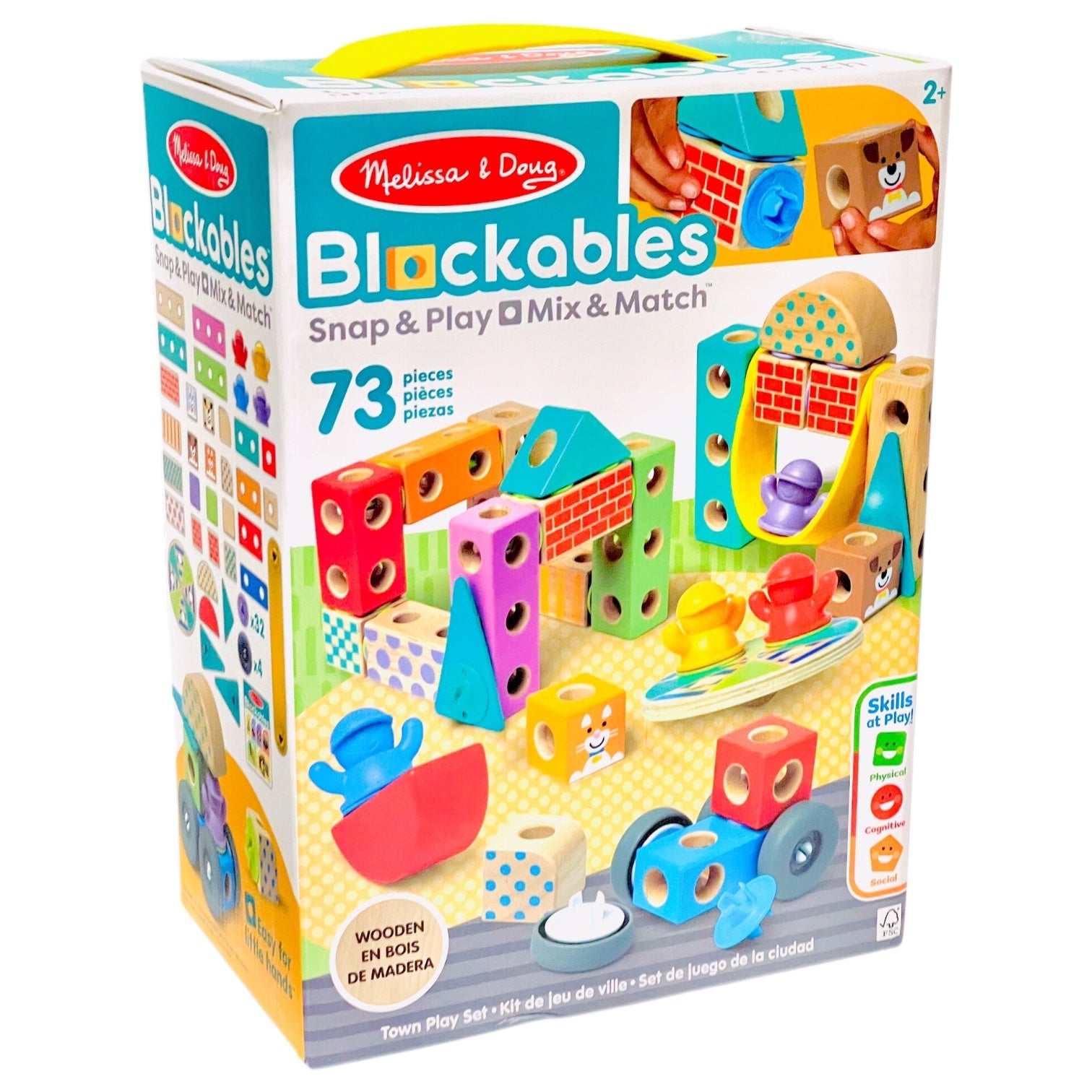 Melissa & Doug 51108 Blockables Town Play Set