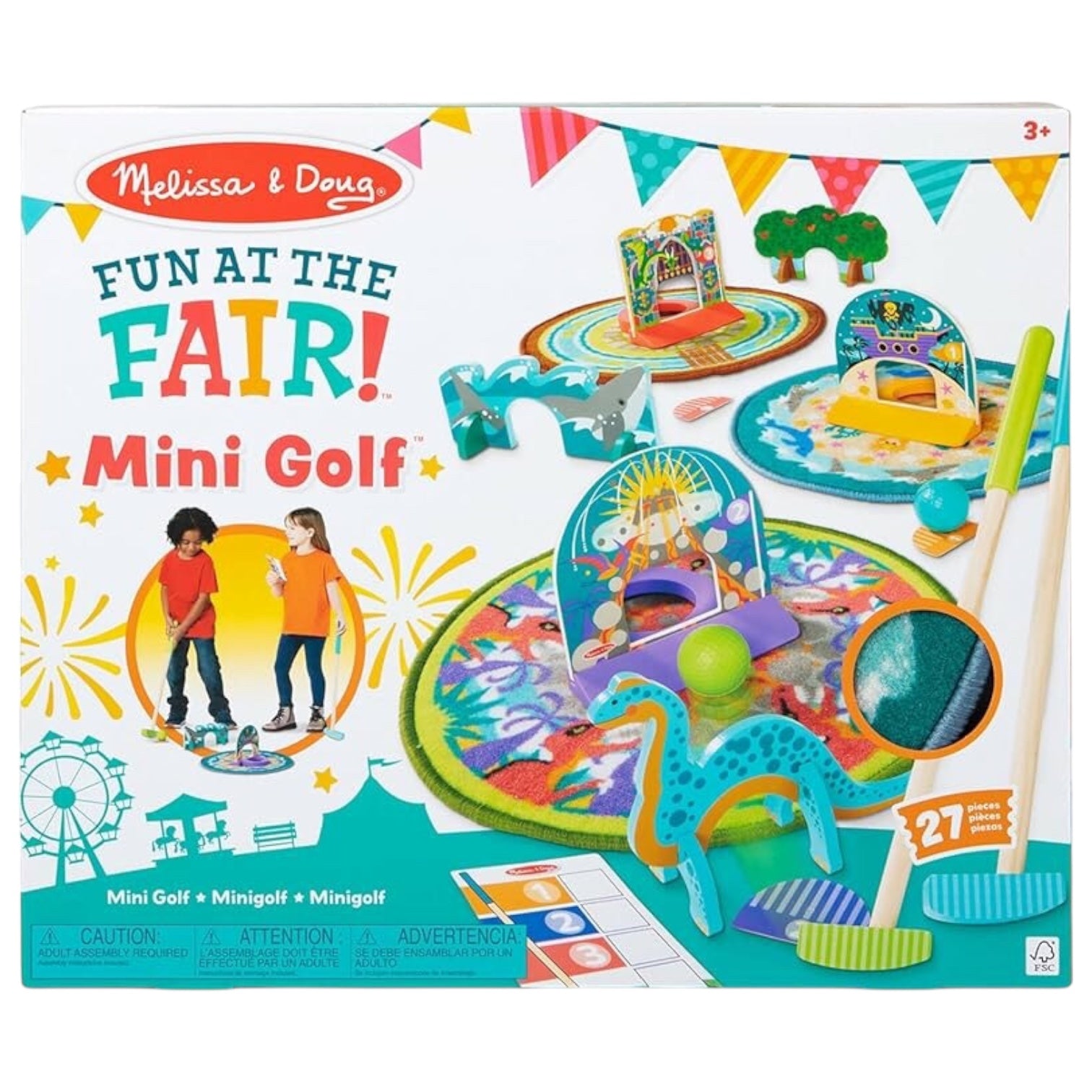Melissa & Doug 92295 Fun at the Fair Mini Golf