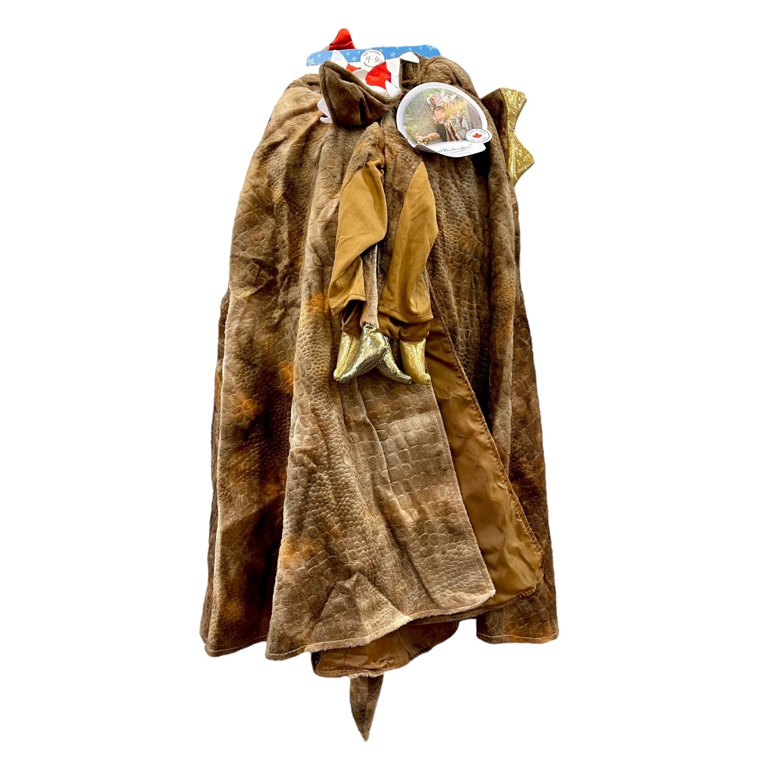 Grandasaurus Triceratops Cape with Claws, Size 4-6