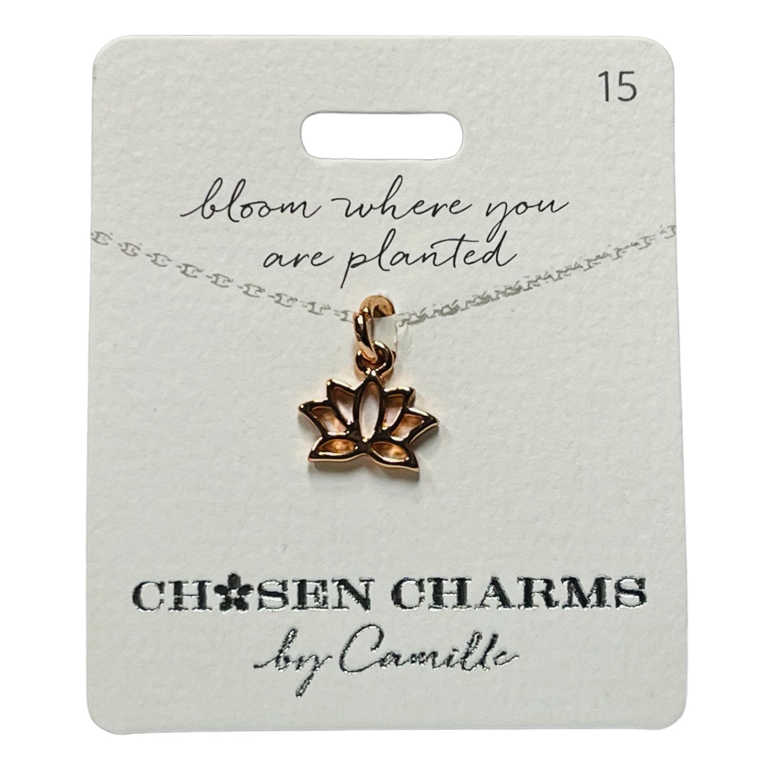 Lotus Flower  Chosen Charms