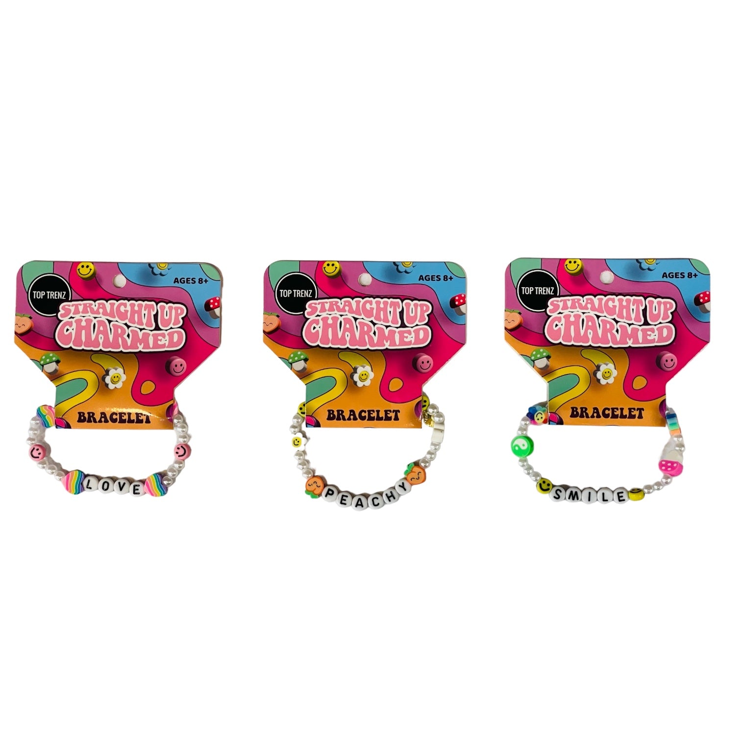 Straight Up Charmed Bracelet (Single) - Assorted Styles