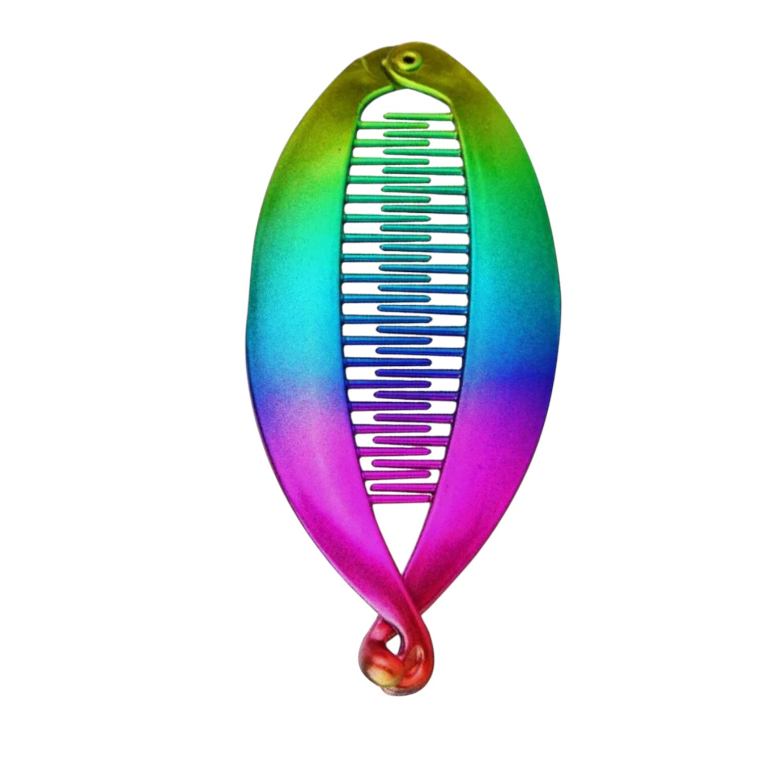 Rainbow Banana Clip